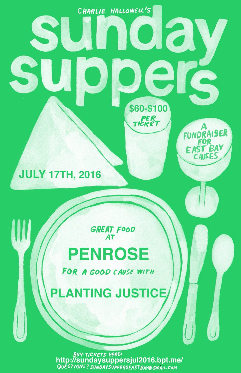 Can't wait for July 17th at <a href="/PenroseOakland/">Penrose Oakland</a> with <a href="/plantingjustice/">Planting Justice</a>! Buy your tix today: bpt.me/2552164