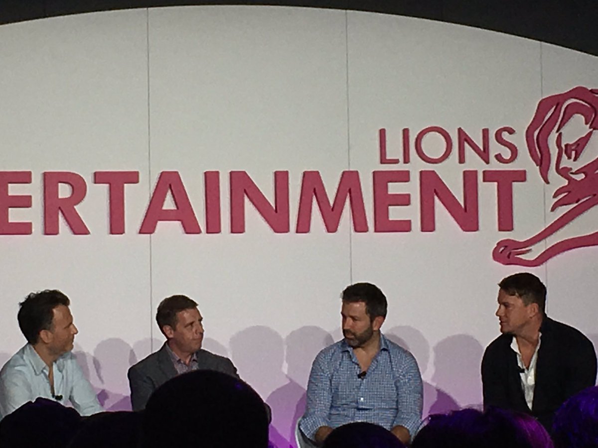 Learning about storytelling with Channing Tatum #LionsEntertainment