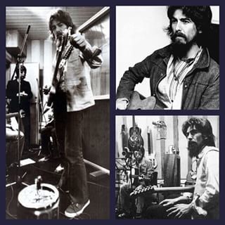 GeorgeHarrison's tweet photo. #OnThisDay 23JUN1971 George was at #AscotSoundStudios #Tittenhurst recording on @JohnLennon's album #Imagine. https://t.co/TrIbFXnslq