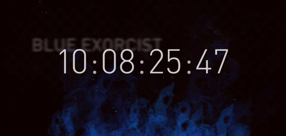 pinkheadshima's tweet photo. 10 days! #AoNoExorcist #BlueExorcists https://t.co/BsUvjFBfxm