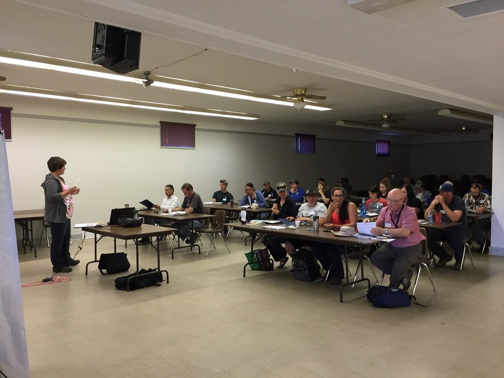 saskforage's tweet image. The #ForagesInTheField workshop is in full swing!