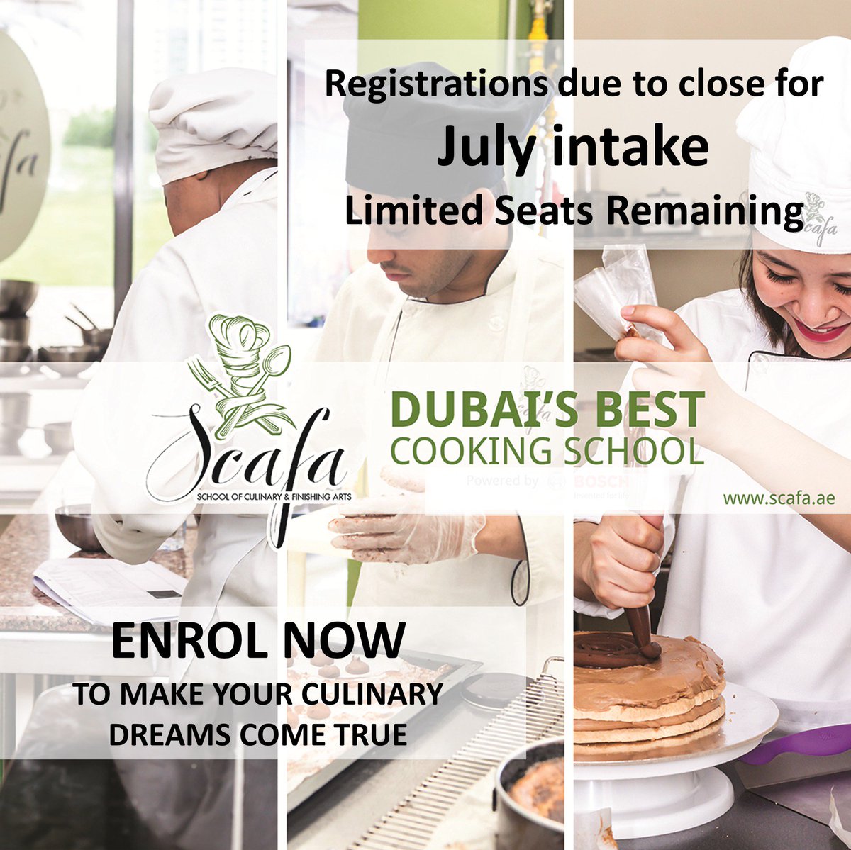 Scafa Cooking 7 Programmes to choose from and 7 seats left! #LimitedSeats # ...