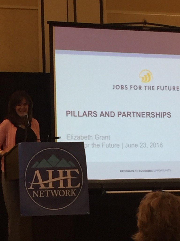 PamStreich's tweet photo. Dr Elizabeth Grant...Advancing Education and Economic Mobility in Appalachi. #ahen2016 @ARCgov @NCWIB https://t.co/3cNsZ8U7mv