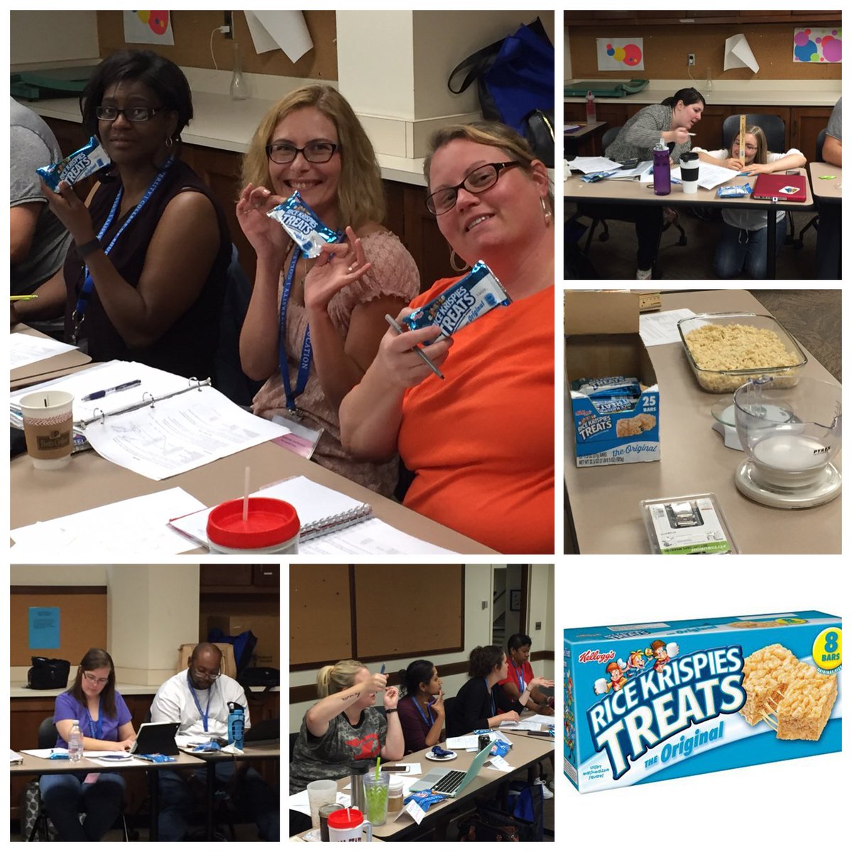 WaltersZ202's tweet photo. Rice Krispy Treats....@#teachbutler16 https://t.co/8sZ8mO8mp3
