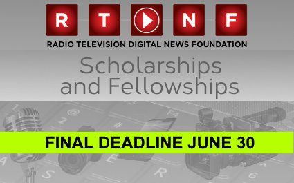 RTDNA's tweet photo. Scholarship deadline nears. https://t.co/plD3lKt7GP #applynow https://t.co/0a7AllhIns