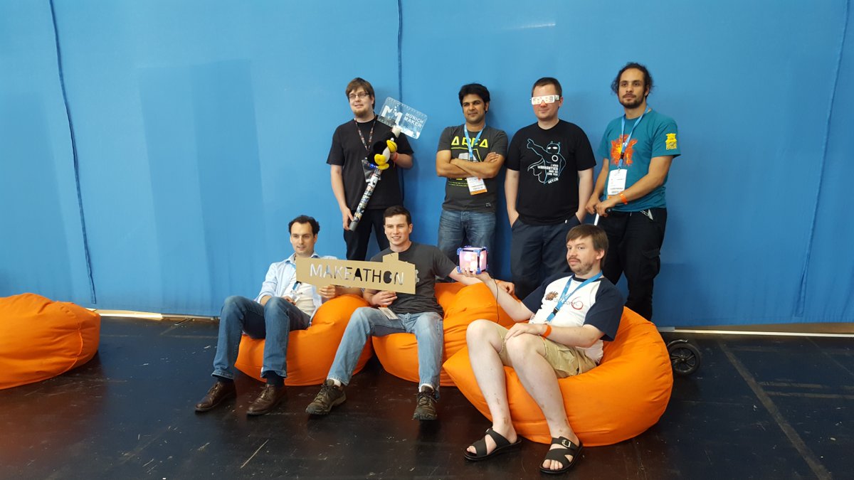 Team Munich Maker Lab - so fresh! #makeautomatica
