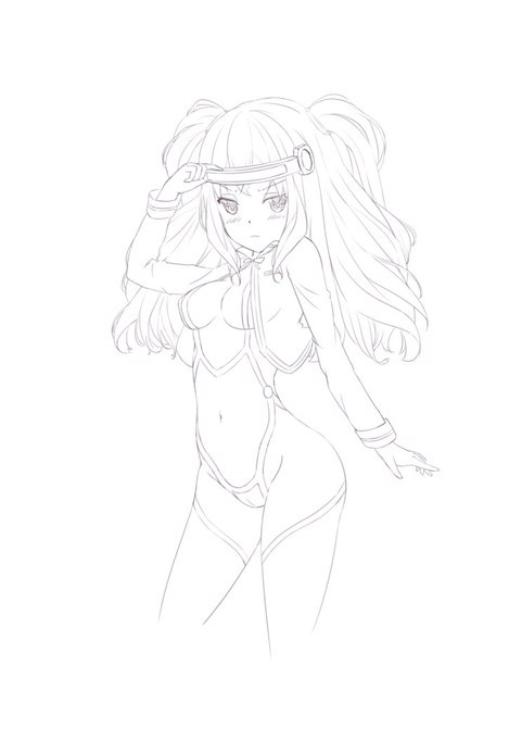 そのうち色塗るかも?
#落書き #イラスト #ラフ 