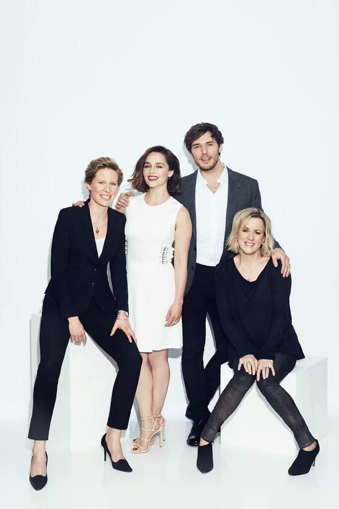 Beautiful #MeBeforeYou promo shots by Sarah Dunn feat. <a href="/samclaflin/">Sam</a> <a href="/emiliaclarke/">Emilia Clarke</a> &amp; <a href="/jojomoyes/">JJM</a> (via <a href="/EmiliaClarkeTM/">Emilia Clarke™</a>)❤