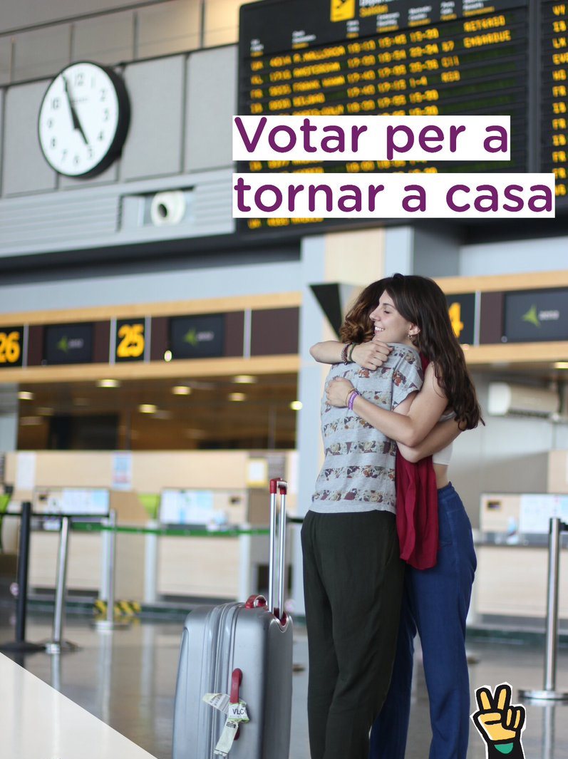 Manhme's tweet photo. Este 26J, votemos para volver a casa... https://t.co/1JxguIIa6M