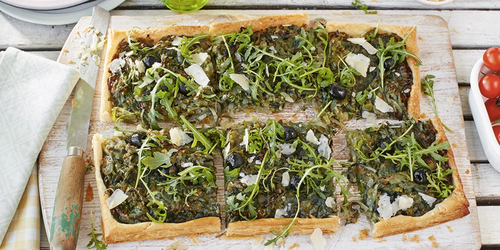 Tesco's tweet image. This vegan-friendly French bake is perfect as a BBQ side or for a family picnic. tes.co/Pissaladiere