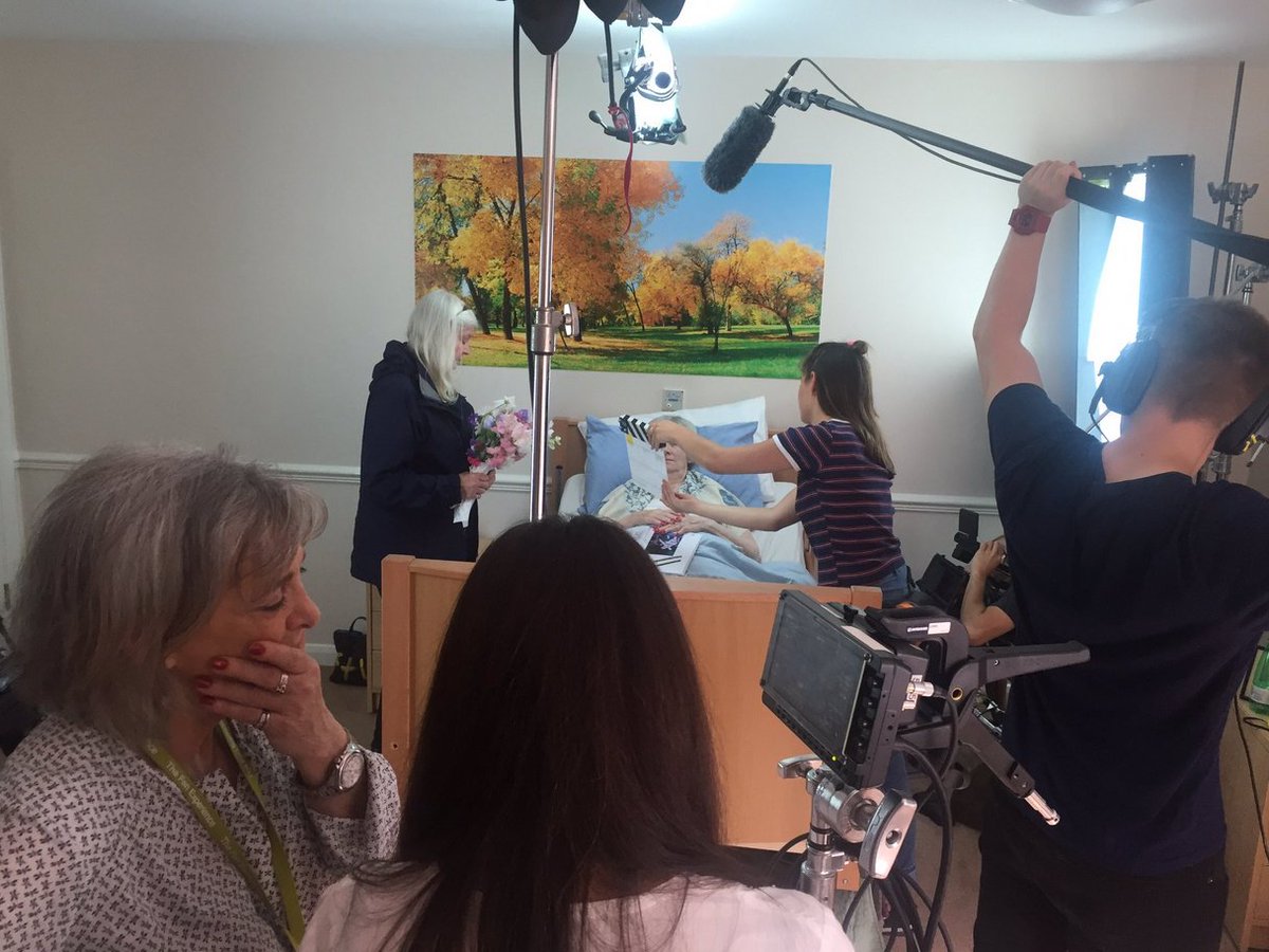 NFSFilmTV's tweet photo. 2016 #Cinage Cinema for Active Aging films are shooting. CINAGE students with #NorthernFilmSchool students & alumni https://t.co/hTtKXbq94T