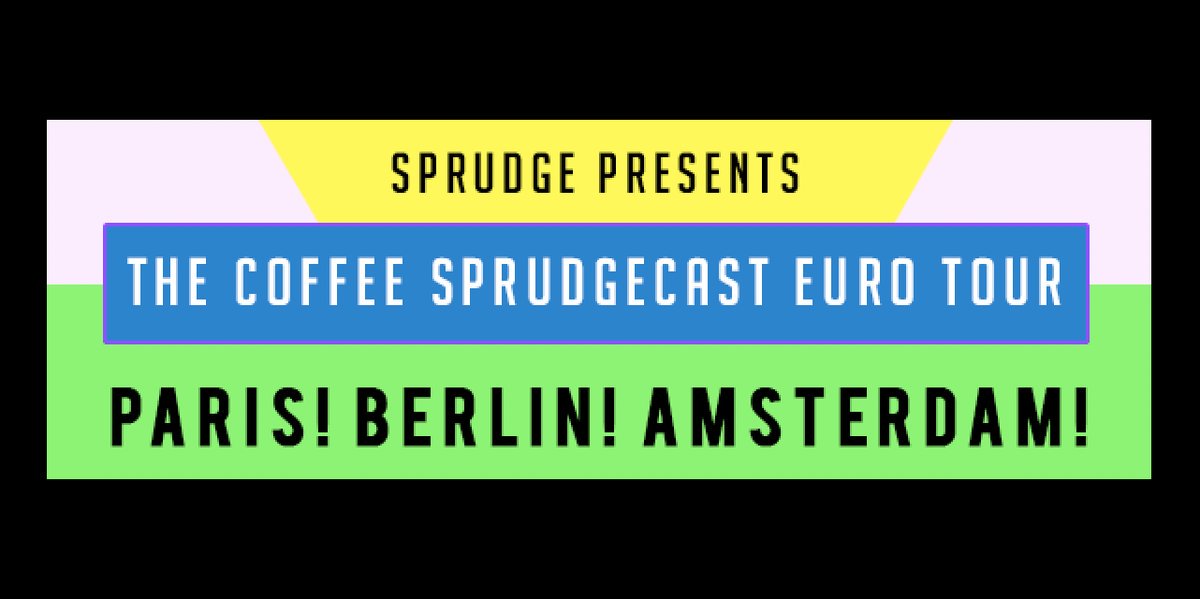 sprudge's tweet photo. Next week we're taking our #coffee #podcast on tour across Europe! Join us &amp; learn more here https://t.co/SIUOQnXzg1 https://t.co/CzmMq3rM8x