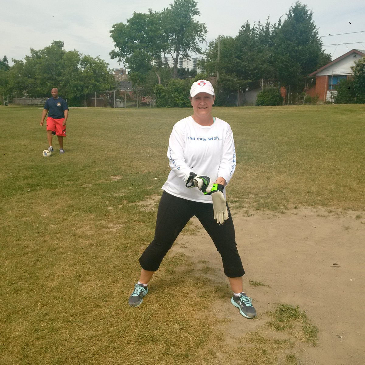 TPS_CPEU's tweet photo. @TPS41DivNH warming up for annual #policevsstudents soccer match at Corvette P.S. @TPS41Div ^Bobbili @ronboyceDPSU https://t.co/ZFCwEO3Dae