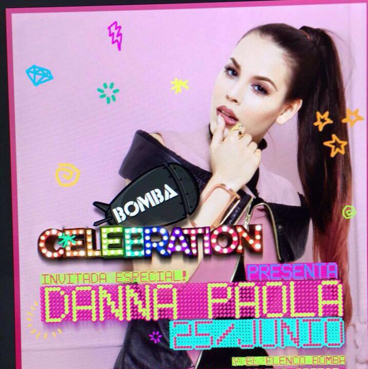 ManagementMR's tweet photo. Este sábado en @fiestasbomba nos se pierdan a @dannapaola  en show case presentando su sencillo "Baila hasta caer" https://t.co/DCN7hAD6xG
