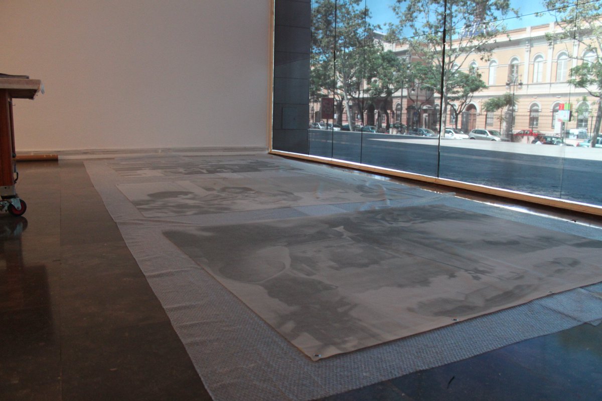 juliancasinos's tweet photo. Montando #Boltansky en @gva_IVAM https://t.co/RSdZbnG02v