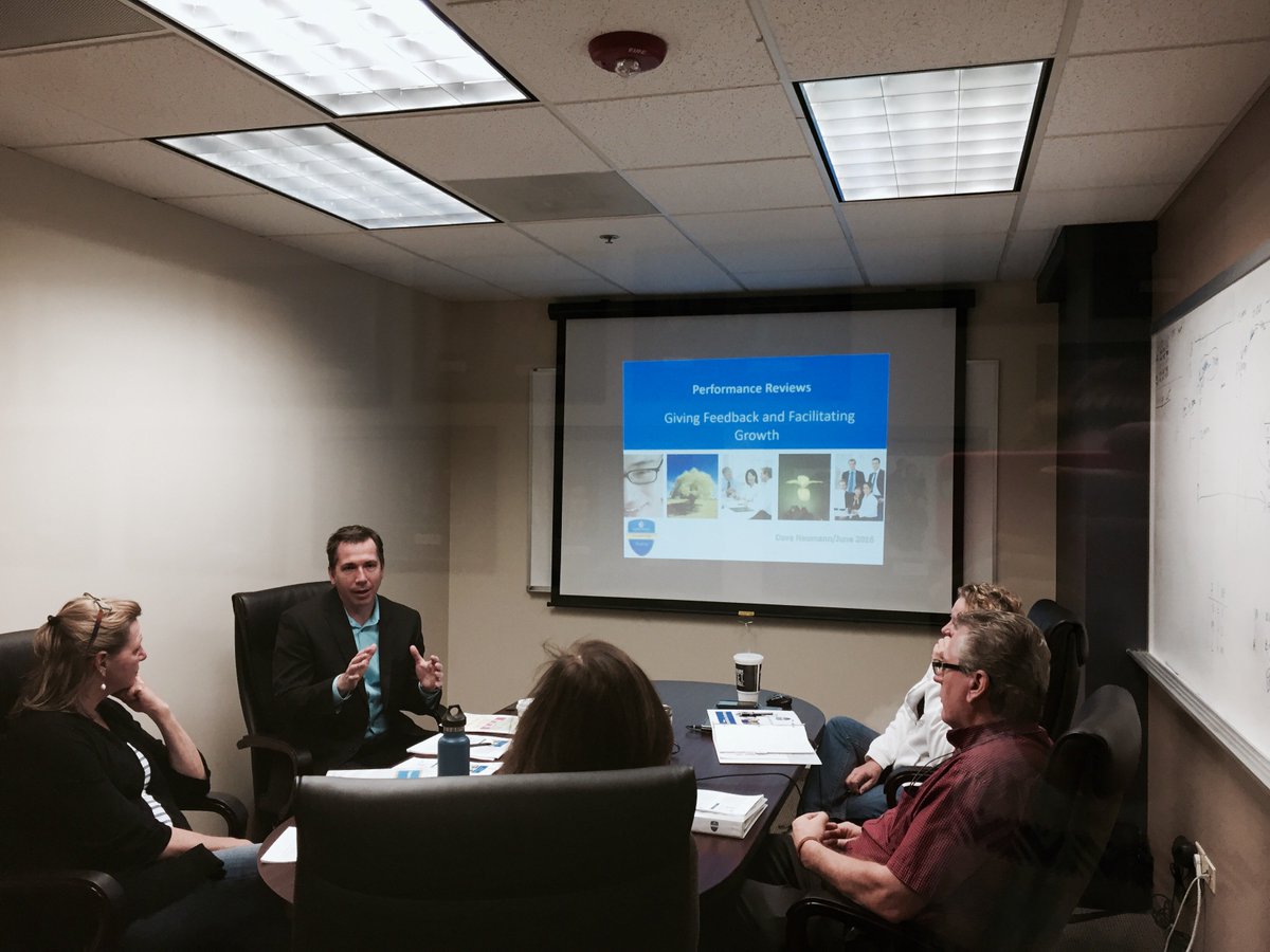 ComputronixCX's tweet photo. @DaveGNeumann is training #Supervisors in #CXAcademy on how to create and deliver Performance Reviews. https://t.co/vSIMGRQysY