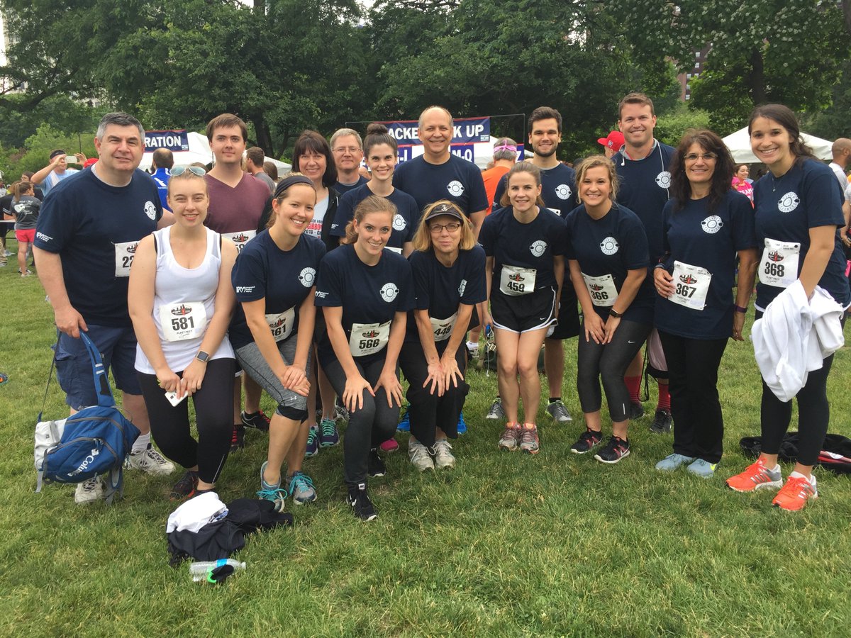IPMCinc's tweet photo. IPM’s Chicago #CancerCrushers team ran the @Gibbons5k last week for this quarter’s #IntegratedProjectMercy https://t.co/rNFL0rgK3u