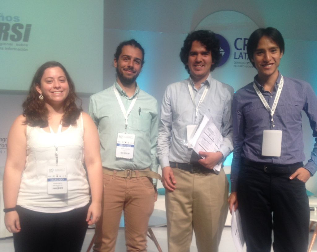 LATAMxDigital's tweet photo. Investigadores jóvenes @IEPeruanos @DIRSI #CPRLATAM2016 @eduardovars @pmatos93 https://t.co/PGOeTZQLxe