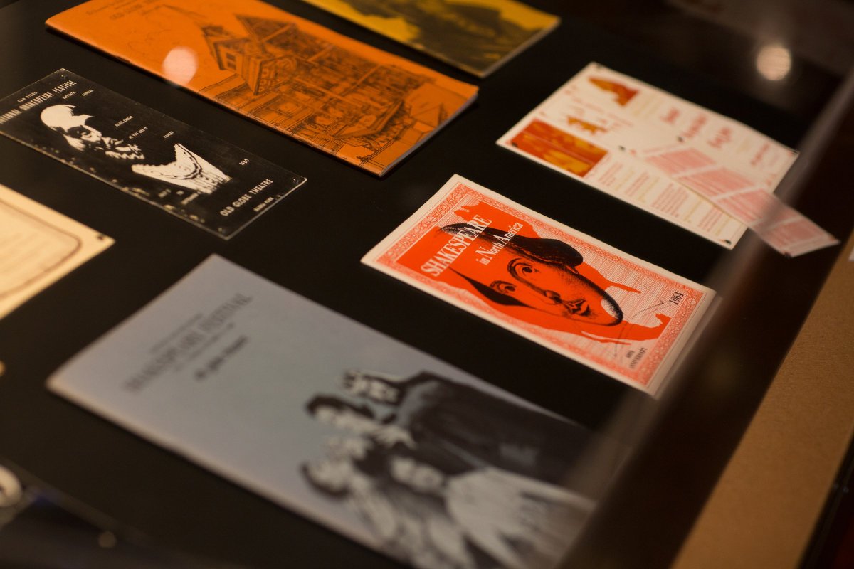 SDPublicLibrary's tweet photo. Thanks @SDSU_SCUA for lending @TheOldGlobe Theatre Records items to the #FirstFolio exhibition #SHX400 #FIrstFolioSD https://t.co/r6wOoBSQzP