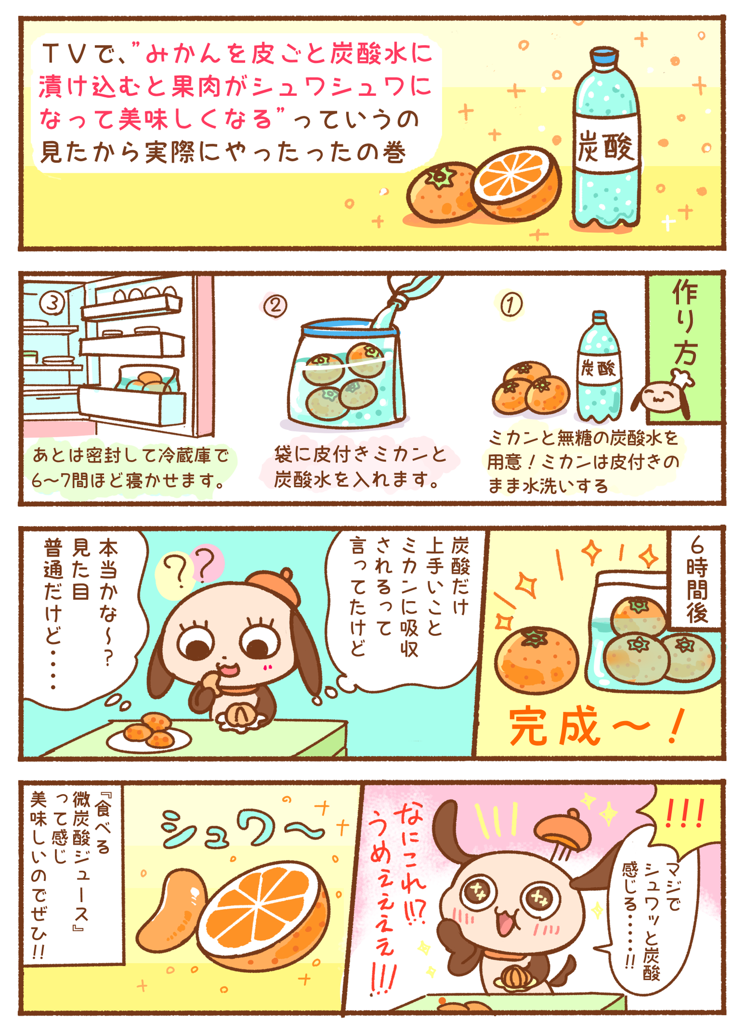 ごえ山たむ恵 ミカン 炭酸水 果肉シュワシュワミカン ができるってtvで聞いたからやってみた レシピ T Co Tpsolbf508 Twitter ごえ山たむ恵 ミカン 炭酸水 果肉シュワシュワミカン ができるってtvで聞いたからやってみた レシピ T Co Tpsolbf508 Twitter