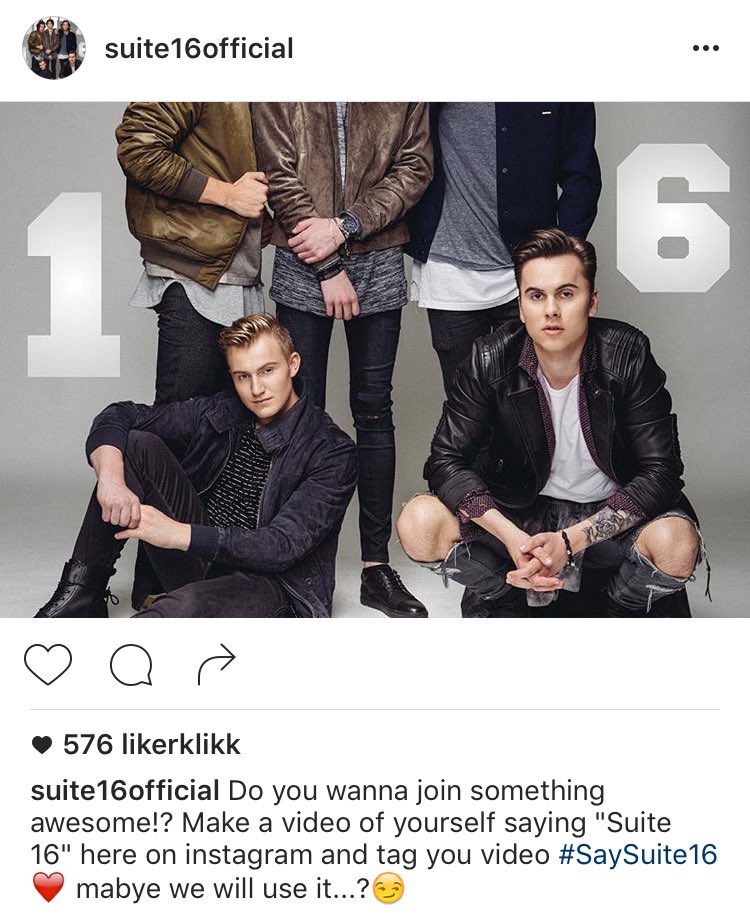 You can make a video here too! Use the hashtag #saysuite16 😄