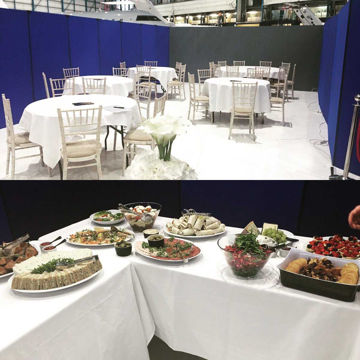 SecretDClub's tweet image. Brilliant day catering for the VIPs at Stansted Airport today! #privatejet #catering #chef #food