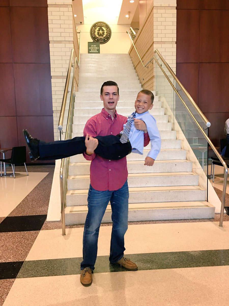 MeeksTurner's tweet photo. Braylan has always been our brother, but now he is legally a Meeks!!! https://t.co/Mr7OrDubKn