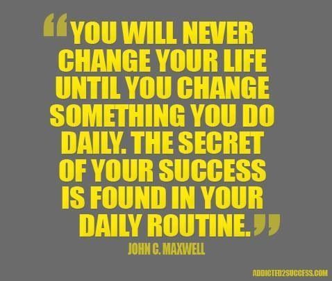 GeoffZimpfer's tweet photo. It's Throw-down Thursday. What's one thing you need to change in your daily routine? https://t.co/RZnluL7eip