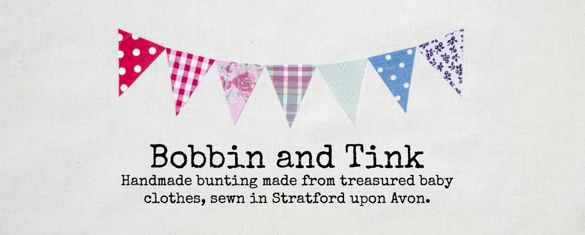 Very excited to introduce our lovely website bobbinandtink.co.uk  - come and have a browse #bunting #babyclothes