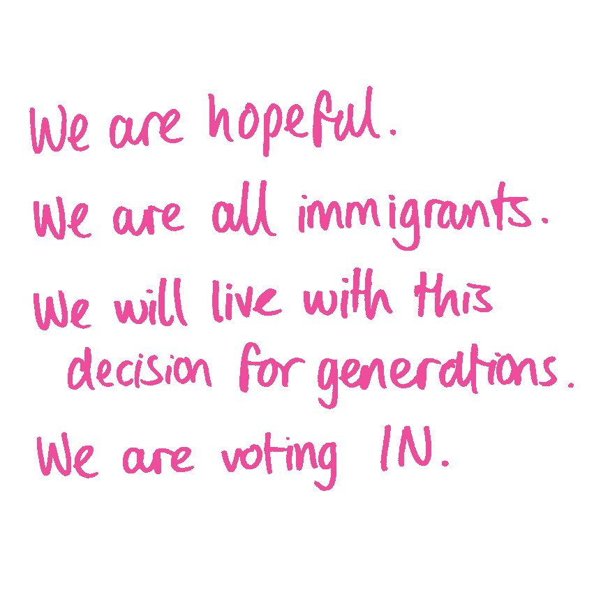 IgiveanX's tweet photo. Today's election will change everything. So, brave the rain, champion the truth and vote with hope. #WeAreIn #EUref https://t.co/dZKYxPPfpQ