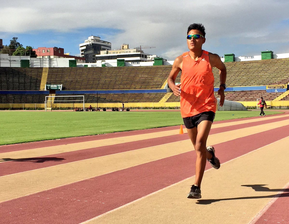 DeporteEc's tweet photo. Jonathan Tasinchana, atleta del Plan de #AltoRendimiento, se prepara para Campeonato Mundial de Atletismo de Sordos https://t.co/DuL2P6RaQo