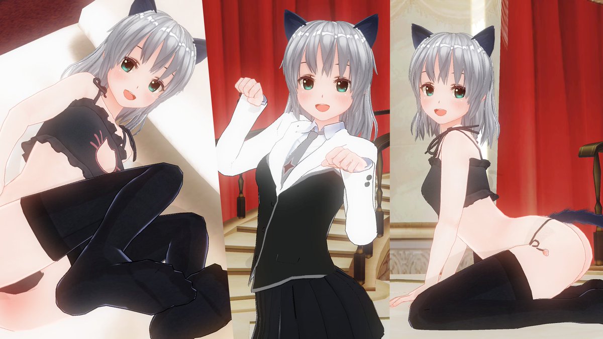 りある あさみな On Twitter 味カルさん Ajicalipton のねこランジェリーです すごく可愛いのでオススメですよ