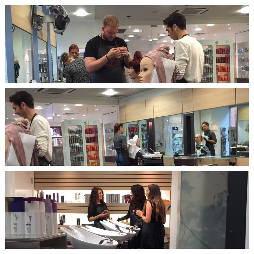 Vineryhairsalon's tweet image. Hard at work at Wella studios. #Wella #Revolution #Latesttechniques #Stafftraining #Alwayslearning #Neverstop
