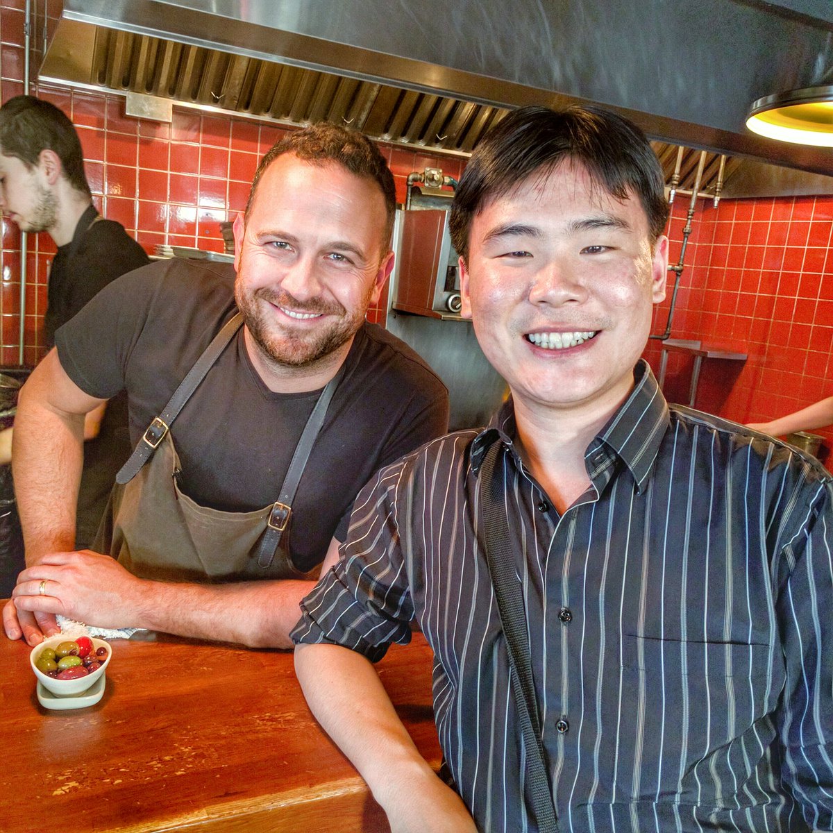 Chef Craig Harding with Travelling Foodie at Campagnolo, Toronto