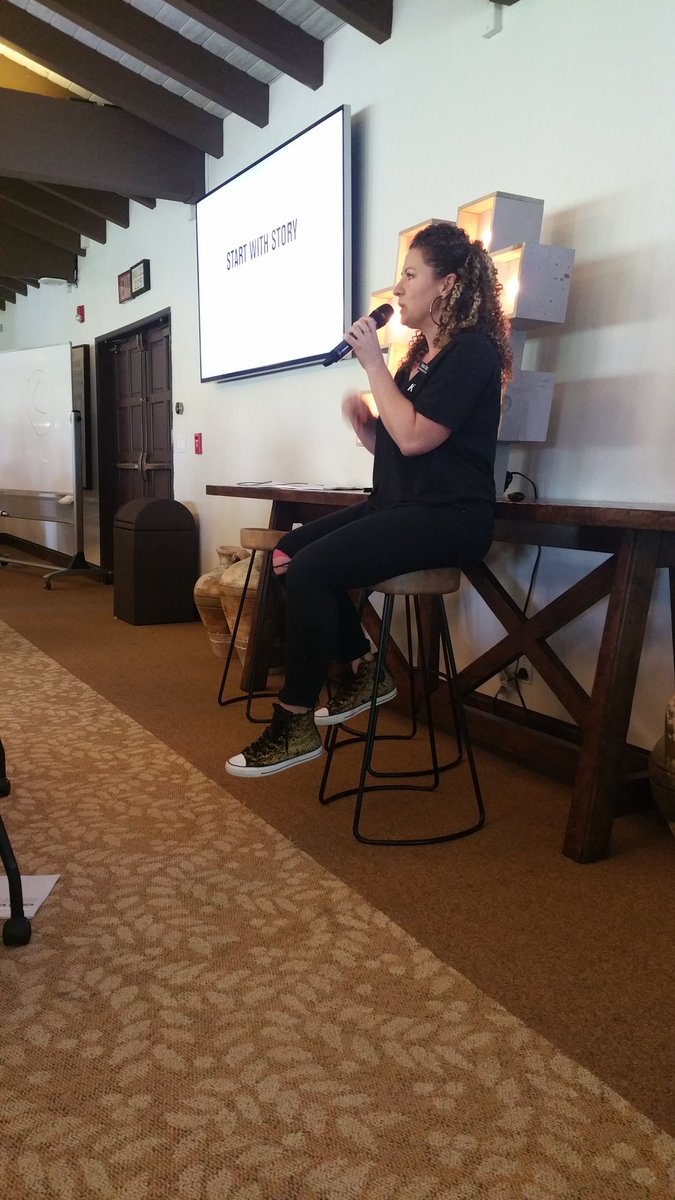 foothillskevin's tweet photo. @SarahCruzer a culture of storytelling. "Our inspiration and source of creativity is timeless." #SCSummit2016 https://t.co/qjB797GdvG
