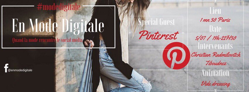 lejournalducm's tweet image. Inscrivez-vous à l'événement digital #modedigitale avec la participation de Pinterest | meetu.ps/e/BKw7S/cTkB8/a #CM