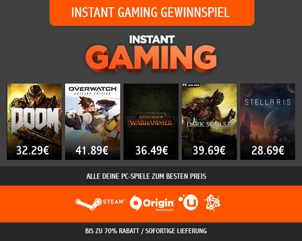 InstantGamingDE's tweet photo. 🔥GEWINNE DAS PC-SPIEL DEINER WAHL!🔥

Um zu gewinnen retweete und folge @InstantGamingDE 
Ergebnis am 01.07 https://t.co/Qn1EOmF32J