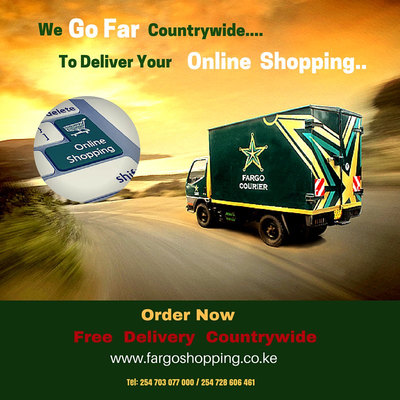 fargoshopping's tweet photo. Q. Are you located outside Nairobi and wandering how your online shopping orders can reach you? https://t.co/UDubBXSjgz