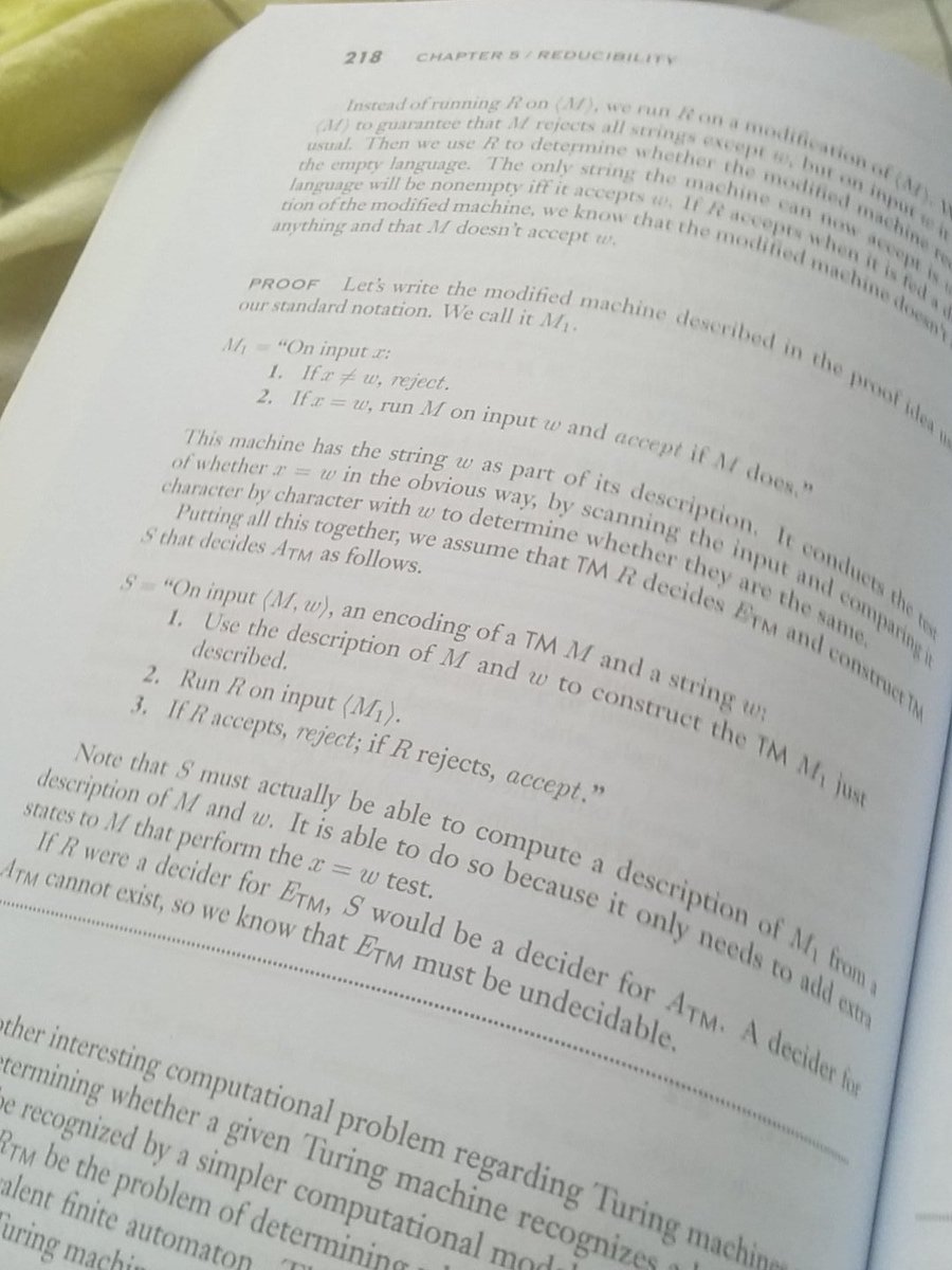xmacex's tweet image. My brain is simply failing to accept this one construct of knowledge 😭 #computerscience #decidability #reduction