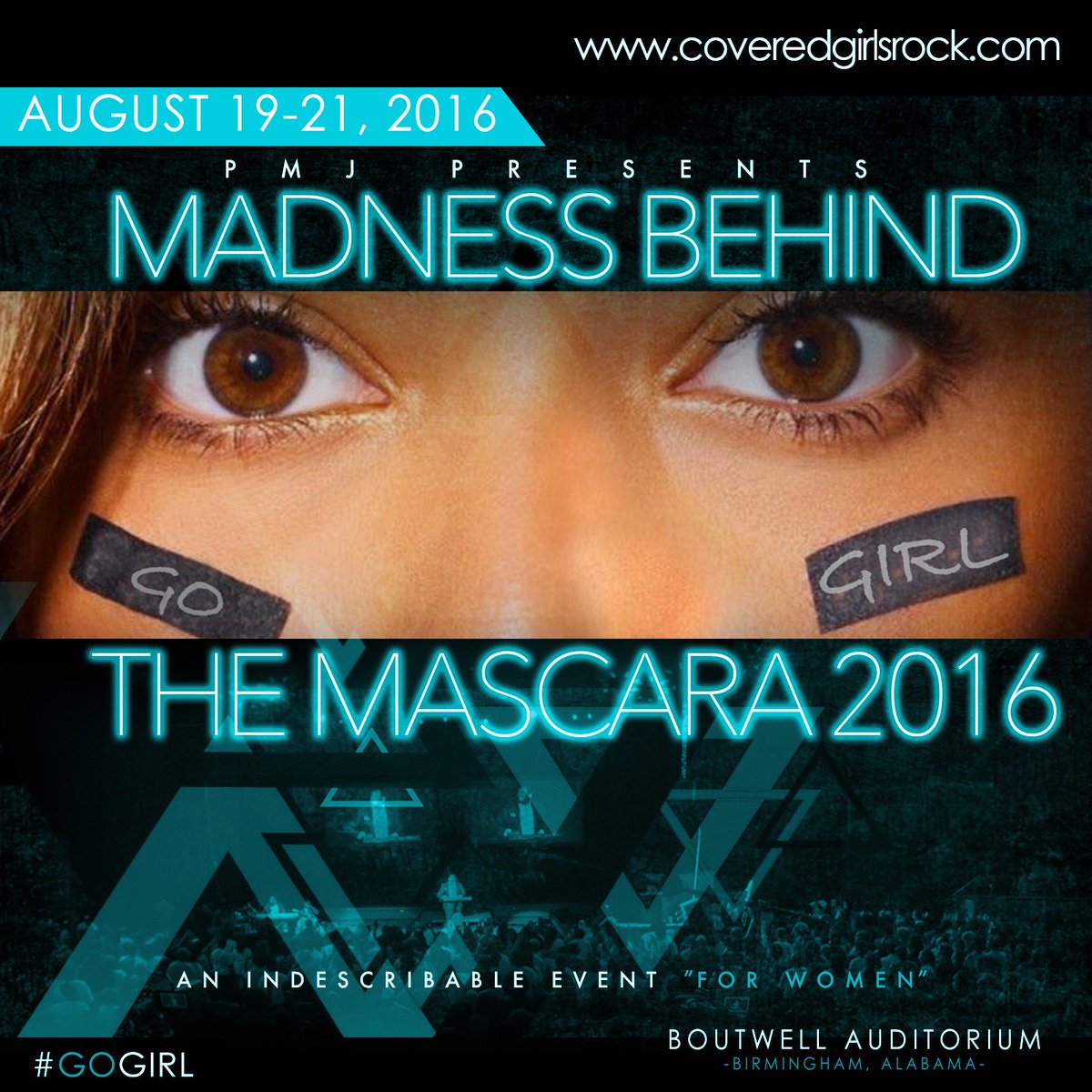 LadyJ_ROCKS's tweet photo. Are you ready? The Madness Behind the Mascara is back and better than ever! Make sure you register today! #MBM16 https://t.co/aER9H2kRNP