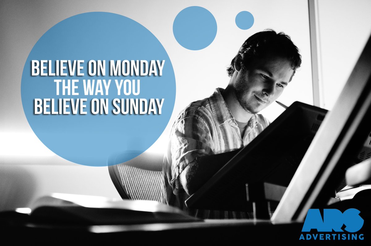 ARS_Miami's tweet photo. In ARS we believe awesome things will happen. Because it’s MONDAY! 
#ARSAdvertising #ARSenalCreativo https://t.co/1PGyvPYLxB
