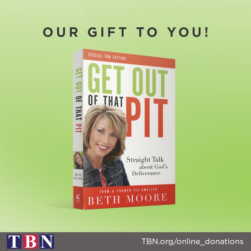 TBN's tweet photo. God can break your chains, heal your wounds, and restore your life.  https://t.co/x6ge1QQyZ7 #GetOutOfThatPit https://t.co/PJ2F3S8lgI