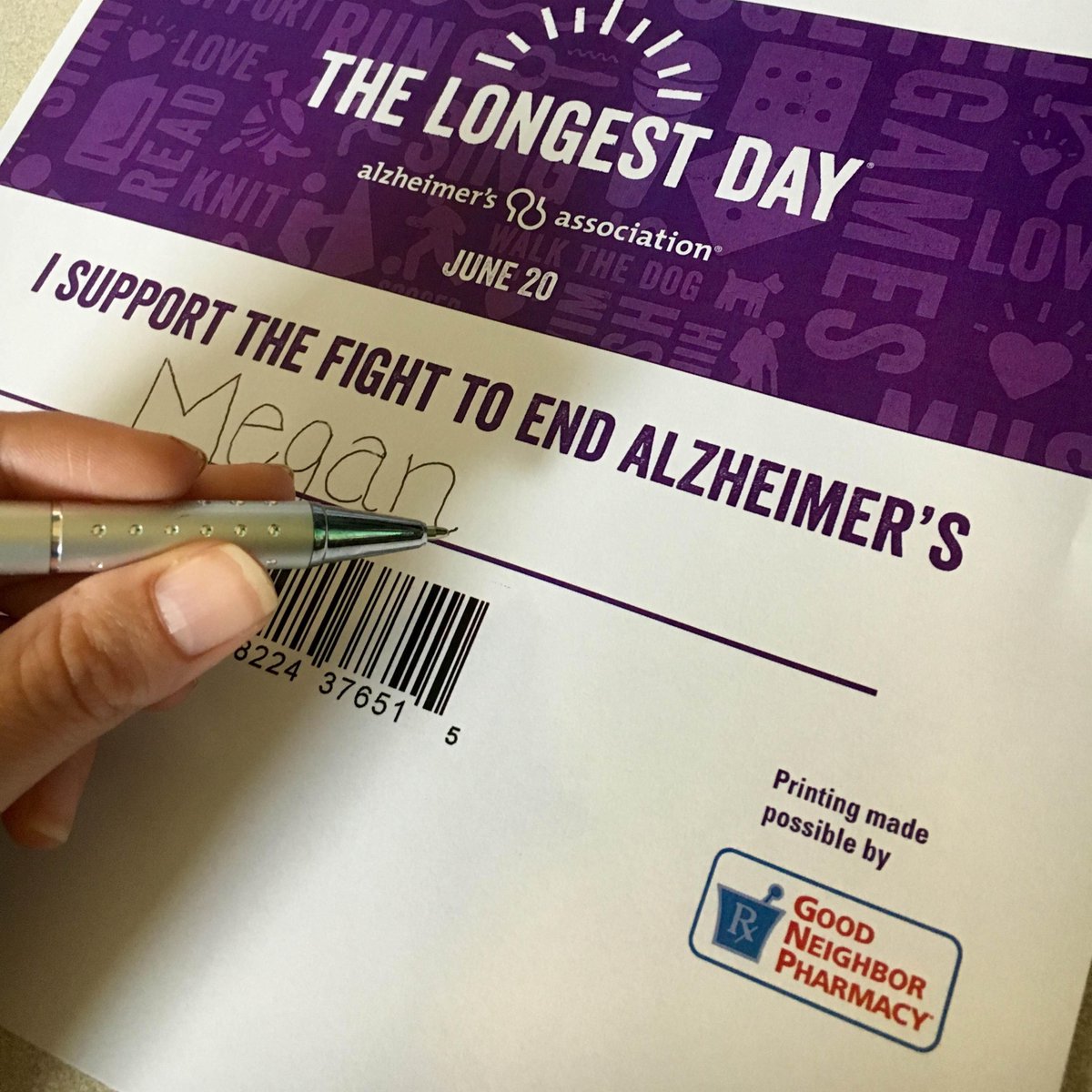 alzassociation's tweet photo. Support the @alzassociation when you visit @MyGNP during June by making a donation at checkout! #ENDALZ https://t.co/Q9pagaIW9k