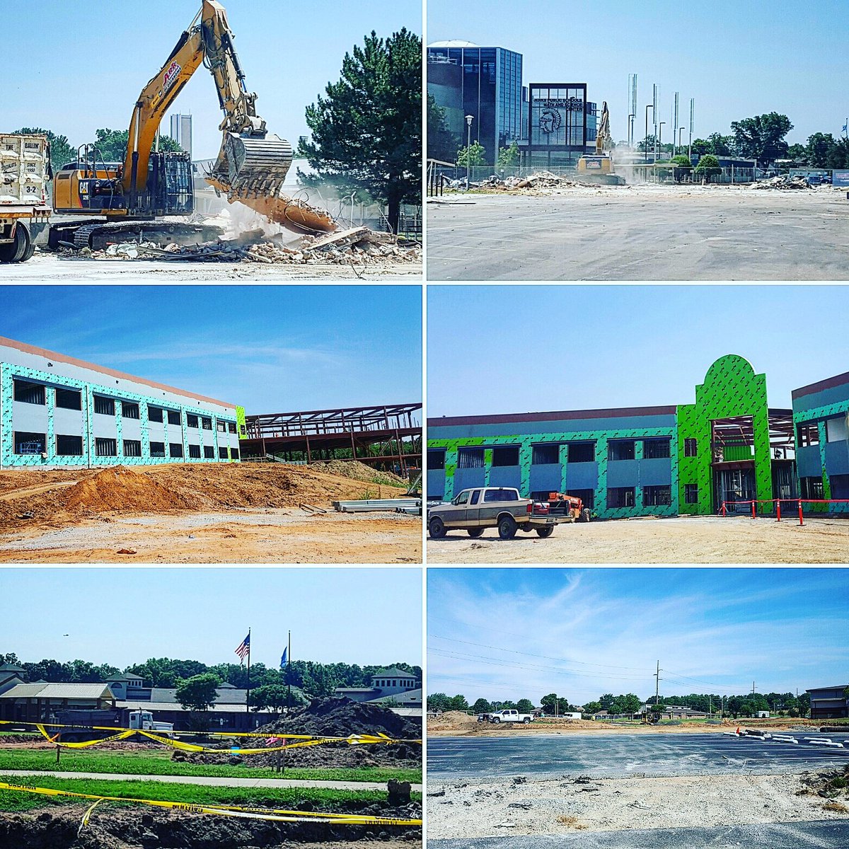 jenksps's tweet photo. Major improvements taking place all across the District.  Exciting to see so many facilities for our students. https://t.co/J3KGsECpFc