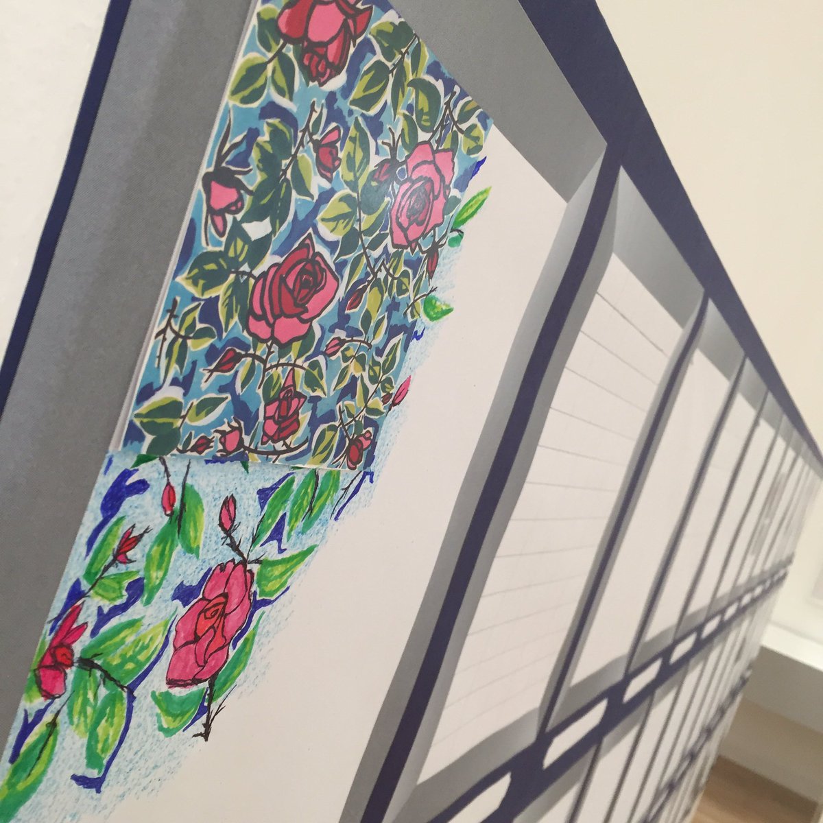 JessicaHartsho5's tweet image. The education area for @SheilaBownas 'Life in Pattern' is coming together. #funwithpatterns