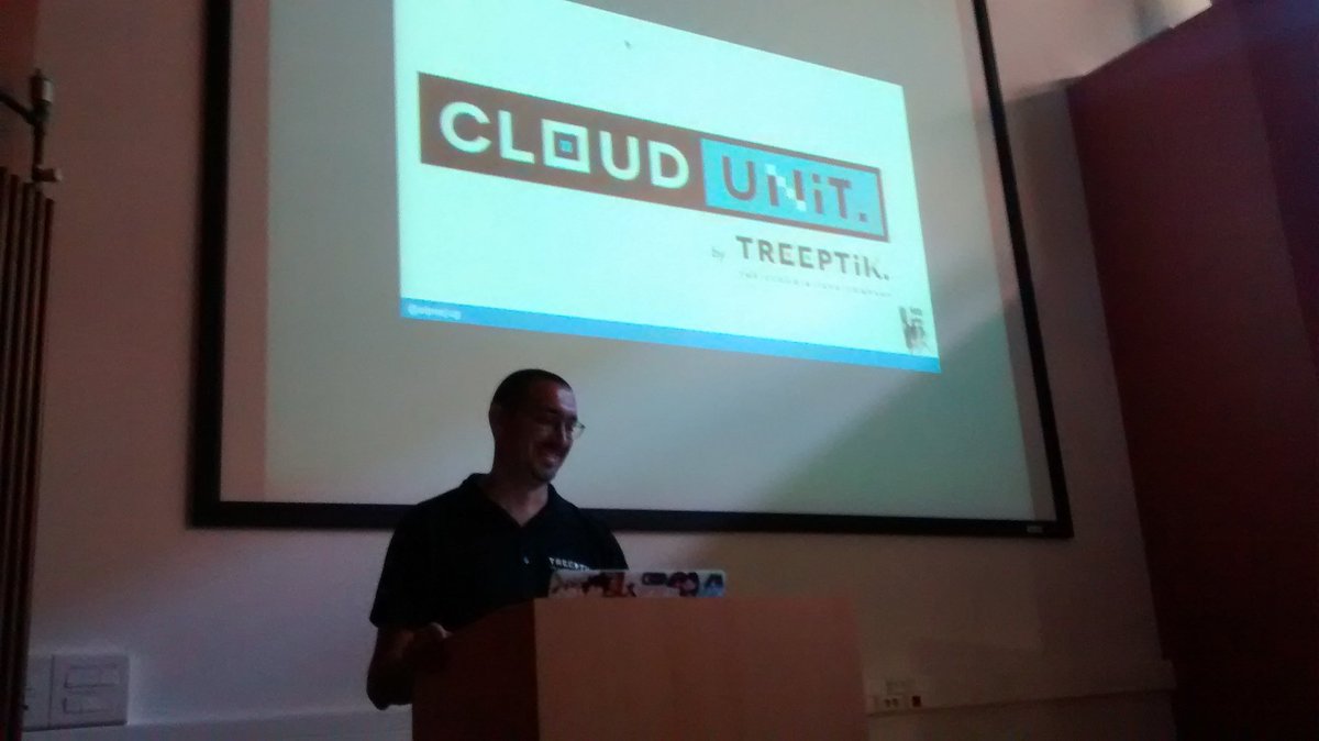 tsegismont's tweet photo. Présentation de #CloudUnit @alpesjug . @zepouet est dans les starting blocks 😃 https://t.co/TTS5uN9u9J