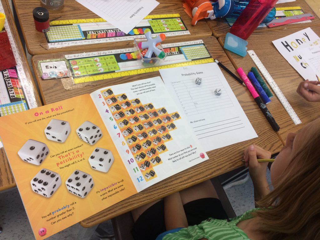 MrsKMethot's tweet photo. Which number are you most likely to roll with two dice? #probabilityfun @TVDSB @SArmstrongP https://t.co/QmhTJCkMHw