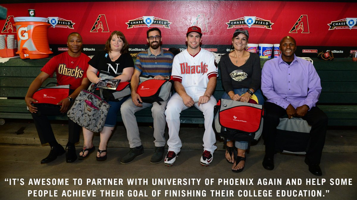 Dbacks's tweet photo. Once again Paul Goldschmidt and @UOPX have teamed up to offer 5 full-tuition scholarships: https://t.co/3iVjbj9i44 https://t.co/GpoC5s3N8l