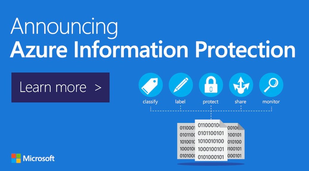 InteropEvents's tweet image. Announcing @Azure Info. Protection, a service that builds on #Azure RMS &amp;amp; @SecureIslands aka.ms/Vy8gs5