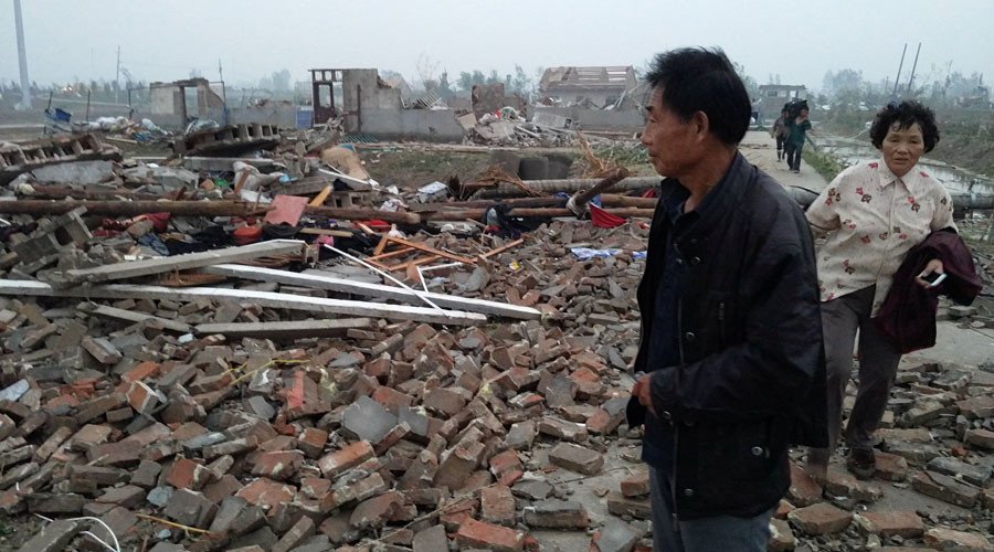 RT_com's tweet photo. 78 killed, 500 injured as storm rips through eastern China (PHOTOS) https://t.co/IZKWtuP72V https://t.co/ItrqnpGRca